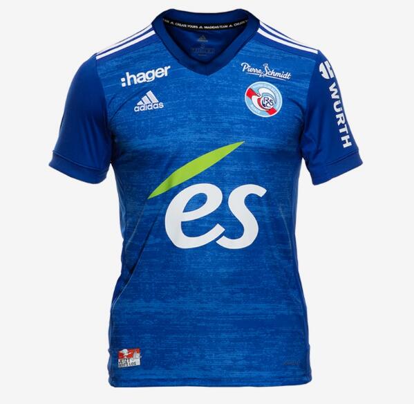 Racing Club de Strasbourg Alsace Home Kit Soccer Jersey 2020/21